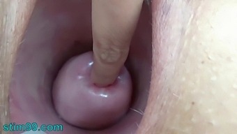 Intense Scene Of Woman Using Sex Toy To Stimulate Cervix With Nettles